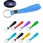 Colorful PMS Match Silicone Wristband Keychain - Vibrant Style! Custom Imprinted