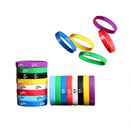 MOQ 20pcs Logo Custom Silicone Wristband Bracelet Custom Branded