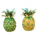 Custom Imprinted Pineapple Trinket Boxes