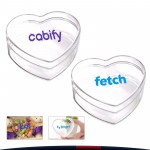 Custom Printed Haimst Clear Heart Candy Box