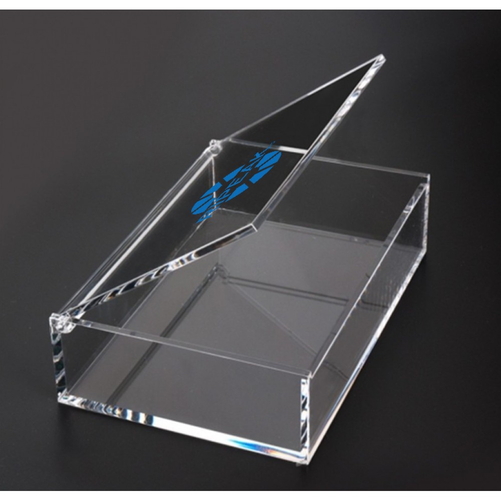 Open Countertop Acrylic Tray w/Lid Custom Imprinted