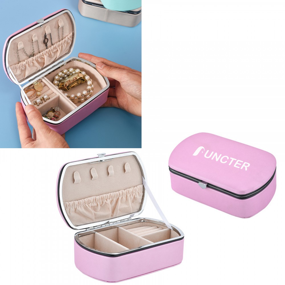 Custom Printed Portable Multi-functional Jewelry Travel Box Diamond Organizer