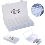 36 Grids Clear Plastic Organizer Box Custom Imprinted