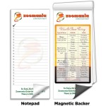 Logo Branded 3 1/2"x8" Full-Color Magnetic Notepads - Wine & Cheese Pairing Guide