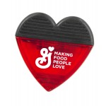 Promotional Heart Shaped Magnetic Memo Clip