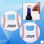 Baseball Shaped Bottle Opener Custom Printed