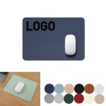 Custom Leather Solid Color Anti-Dirt And Non-Slip Mouse Pad