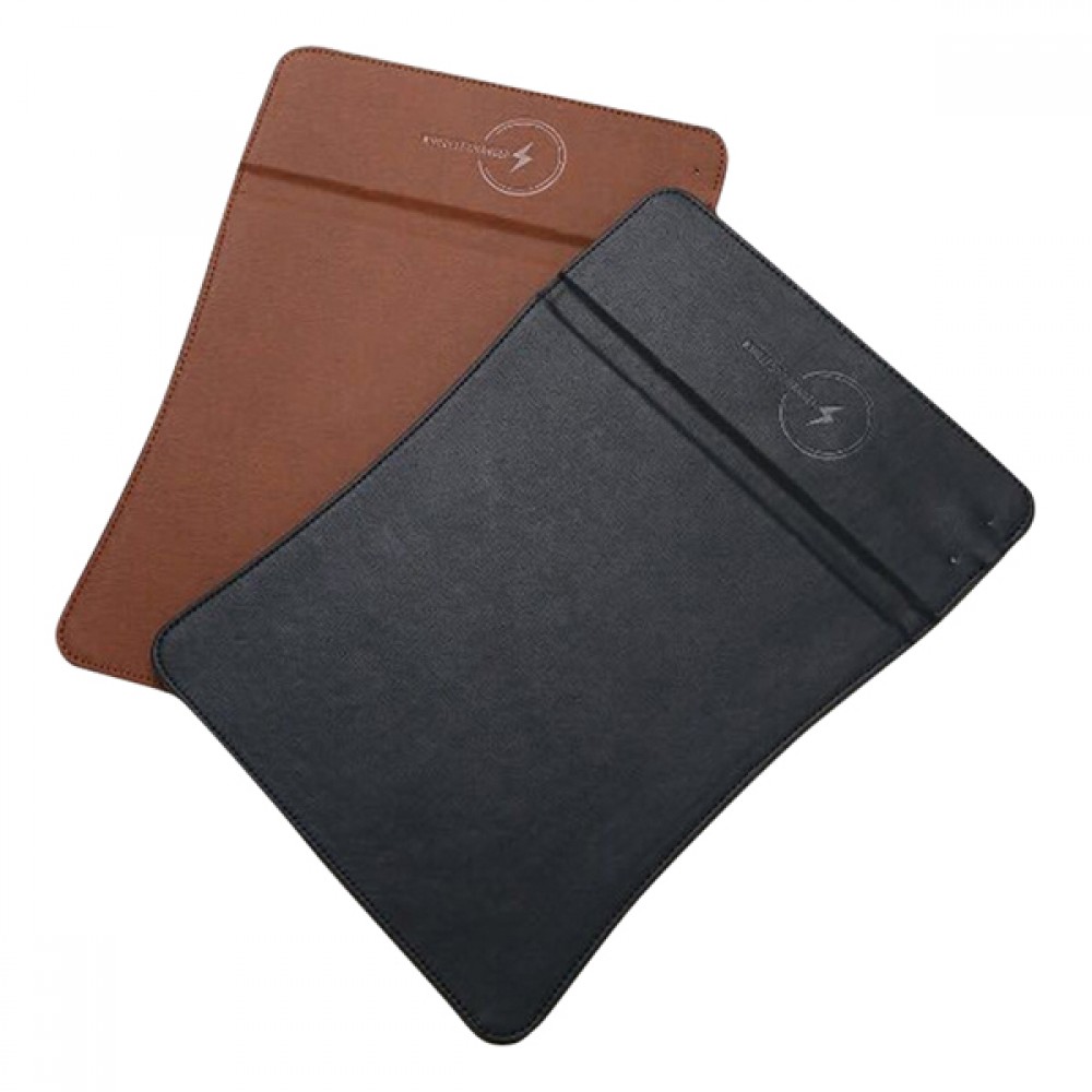 Personalized Qi Wireless Charger, Mouse Mat / Pad and Phone Stand PU