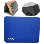 Foldable Mouse Pad with Wireless Charger with Logo