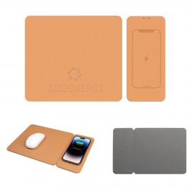 Logo Branded 15W Wireless Charging Mouse Pad