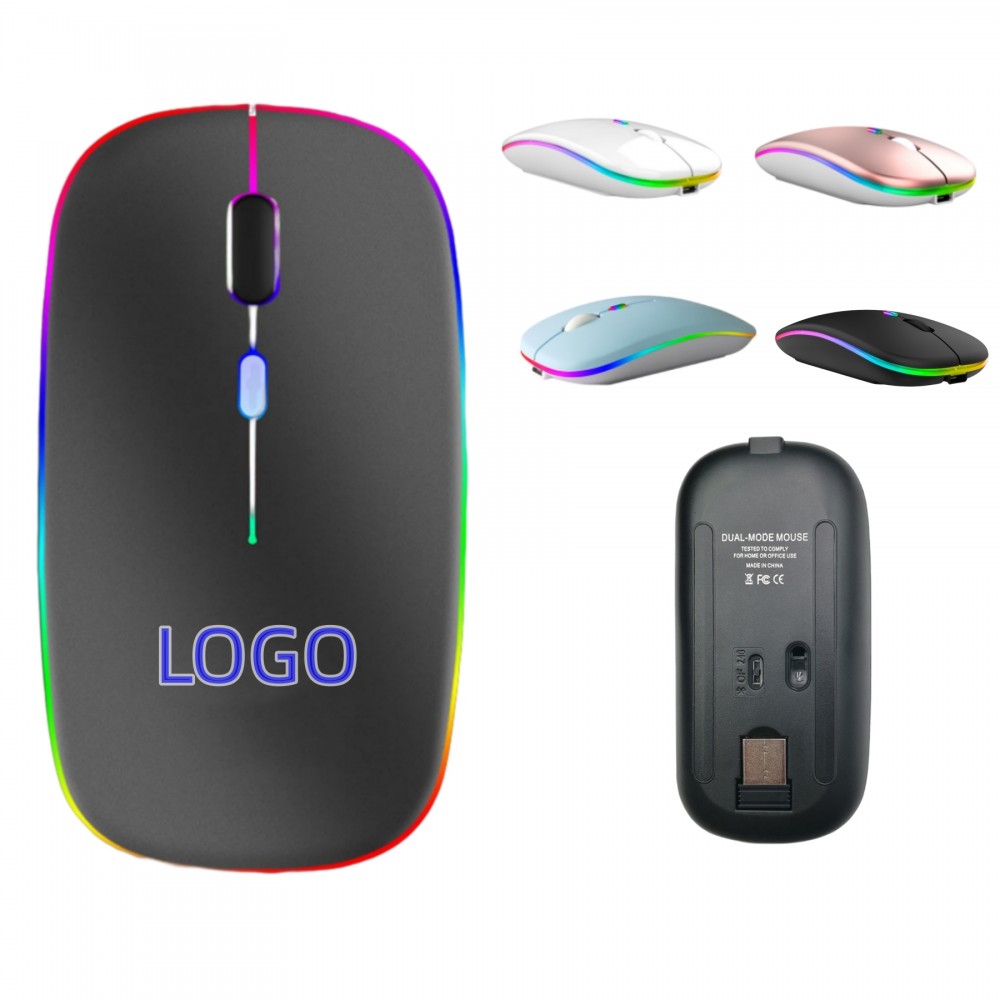 Luminous Bluetooth Wireless Mouse with Logo