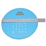 Solar powered 8 digital calculator with mouse pad with Logo