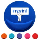 Logo Branded Round EVA Mouse Pad with Wrist Rest