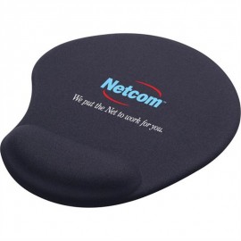 Logo Branded Foot Shaped Soft Mouse Pads with Rubber Back