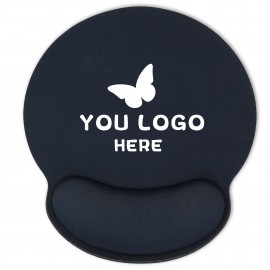 Rubber Memory Foam Wrist Rest Mouse Pad with Logo