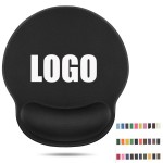 Logo Branded Ergonomic Mouse Pad With Gel Wrist Rest Support