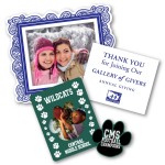 Photo Frame Magnet w/Round Corners & Oval Cutout Magnet - 6" x 7.5" - 30 mil - Outdoor Safe with Logo