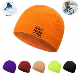 Winter Outdoor Fleece Hat with Logo