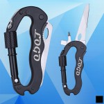 Multi-Function Carabiner with Logo