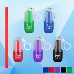 Promotional Silicone Straw w/Carabiner