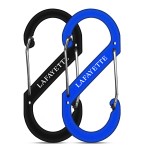 S shape Dual Carabiner with Logo