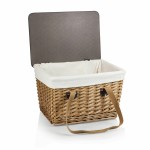 Personalized Canasta Grande Willow Basket w/Removable Lid and Double Handles