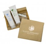 Logo Branded Aloe Up Jute Cotton Envelope with White Collection Sunscreen