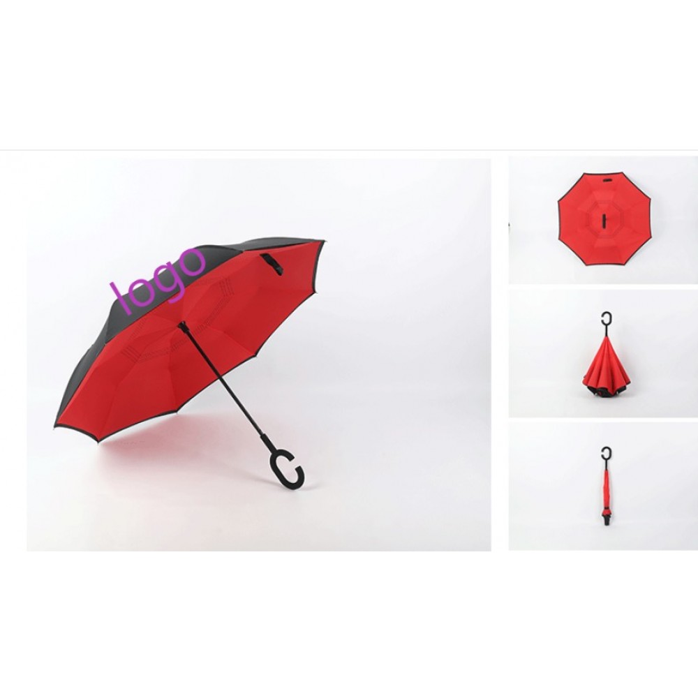 Inverted Umbrella with Logo