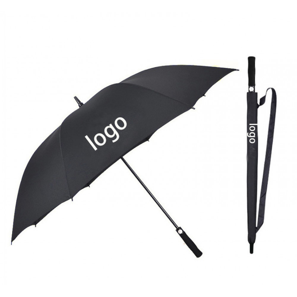 Auto-Open Golf Umbrella with Logo