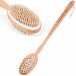 Logo Branded Double-Sided Bath And Massager Brush