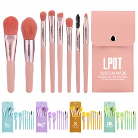 Makeup Brush Set 8Pcs Logo Branded