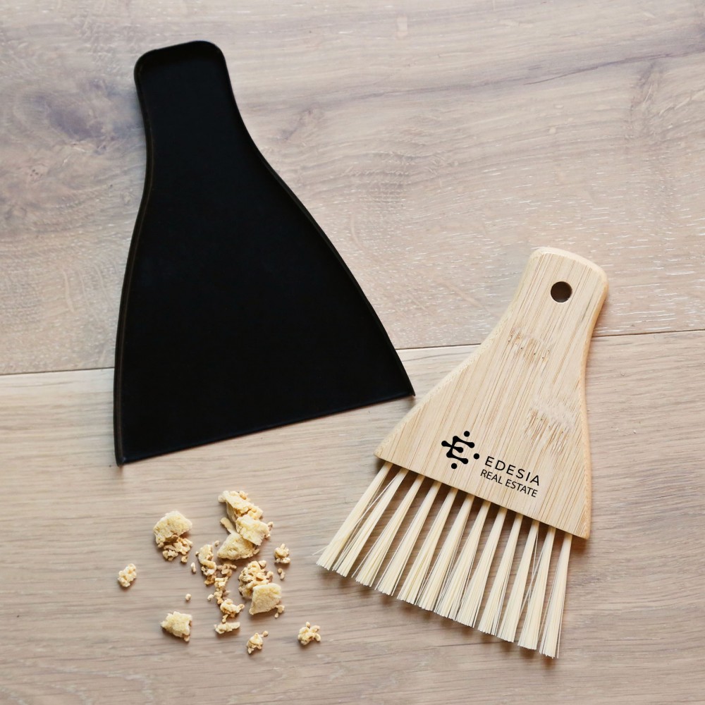 Chun Bamboo Brush & Dustpan Logo Branded