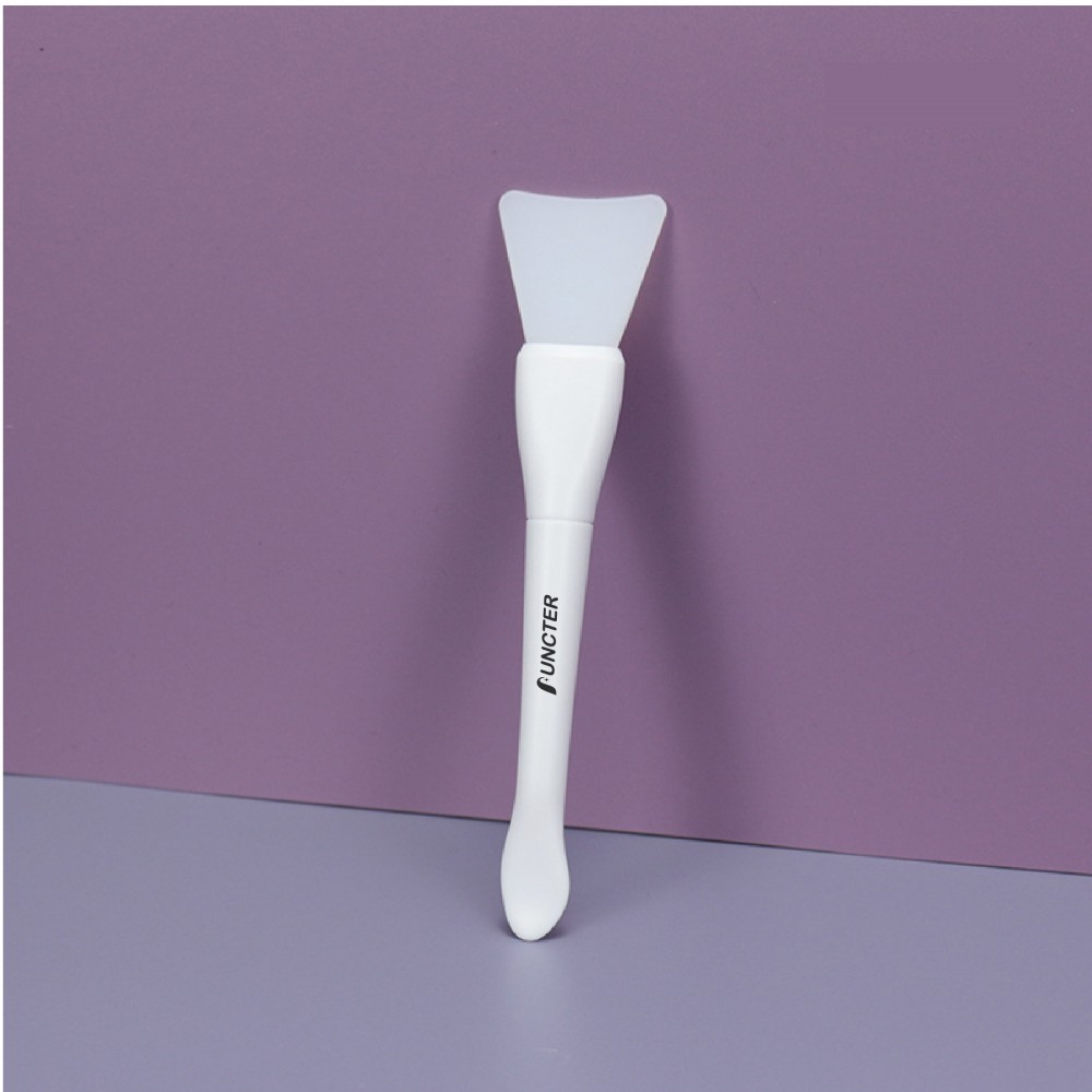 Plastic Handle Silicone Face Mask Shovel-Shaped Brush for Mud, Clay, Mixed Mask Skin Care Tool Logo Branded