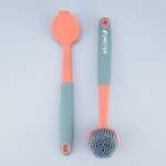 Custom Imprinted Kitchen Dish Scrubber Soft Dishwashing Brush for Pots Pans Sink Cleaning Scrubber