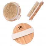 Custom Printed Natural Portable Exfoliating Shower Bristle Body Brush