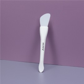 Logo Branded Plastic Handle Silicone Face Mask Knife-Shaped Brush for Mud, Clay, Mixed Mask Skin Care Tool