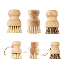 Custom Imprinted Bamboo Pot Brush