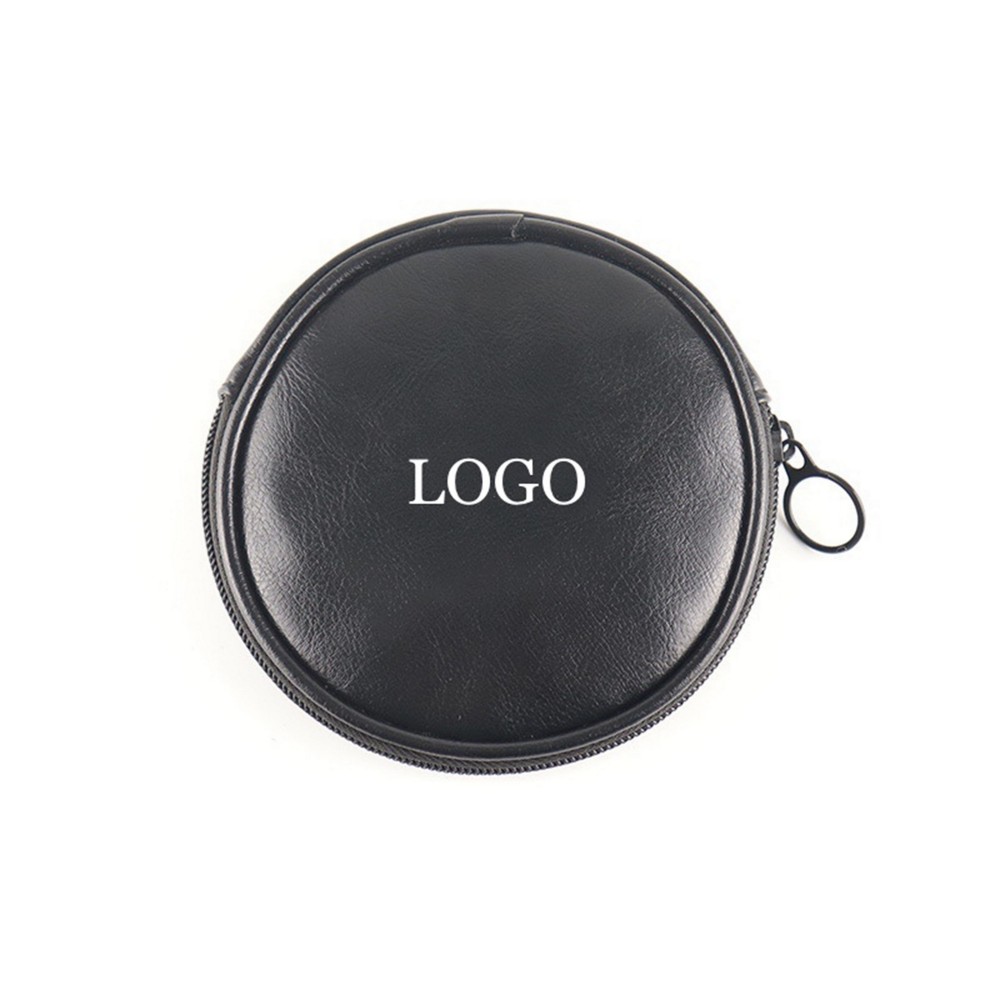 Mini Zipper Coin Purse Logo Branded