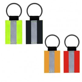 Nylon Reflective Key Holders Logo Branded