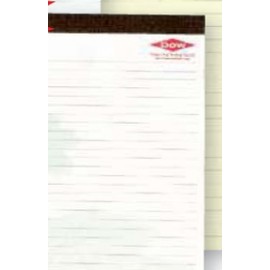 2 Color Distinctive Letter Size Writing Pad (8 1/2"x11 3/4") with Logo