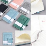 A5 College Ruled Journal Soft Touch Journal Notebook w/Pen Loop Elastic Closure Hardcover Notebook with Logo