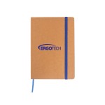Personalized Kraft Journal with Blue Strap