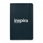 Moleskine Precious & Ethical Vegan Soft Cover Ruled Large Notebook - Midnight Slate with Logo