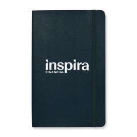 Moleskine Precious & Ethical Vegan Soft Cover Ruled Large Notebook - Midnight Slate with Logo