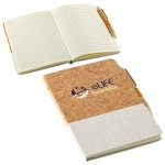 Promotional Cork & Linen Journal with Eco Pen