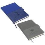 Personalized Quarry Textured Journal with Interlocking Pen Closure