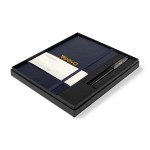 Promotional Moleskine Large Notebook and Kaweco Pen Gift Set - Navy Blue