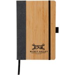 Personalized Saratoga Horizon Bamboo & Leather Journal