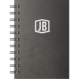 Luxury Cover Series 4 Large JotterPad w/Black Paperboard Back Cover (4"x6") with Logo