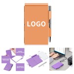Custom Small Pocket Notepad Aluminum Note Case with Mini Metal Pen and 60-Page Sheets